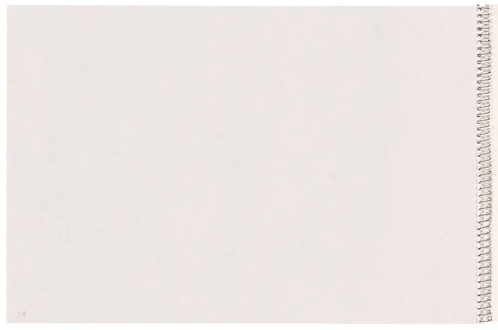 Page from Sketchbook #78, 14 Stations of the Cross by Ellsworth Kelly