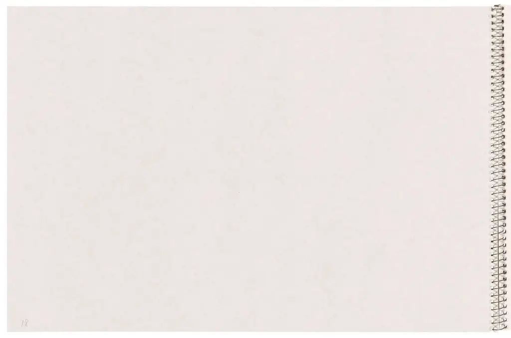 Page from Sketchbook #78, 14 Stations of the Cross by Ellsworth Kelly