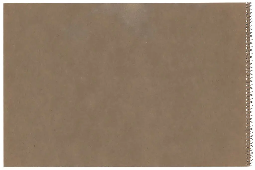 Back cover (verso) from Sketchbook #78, 14 Stations of the Cross by Ellsworth Kelly