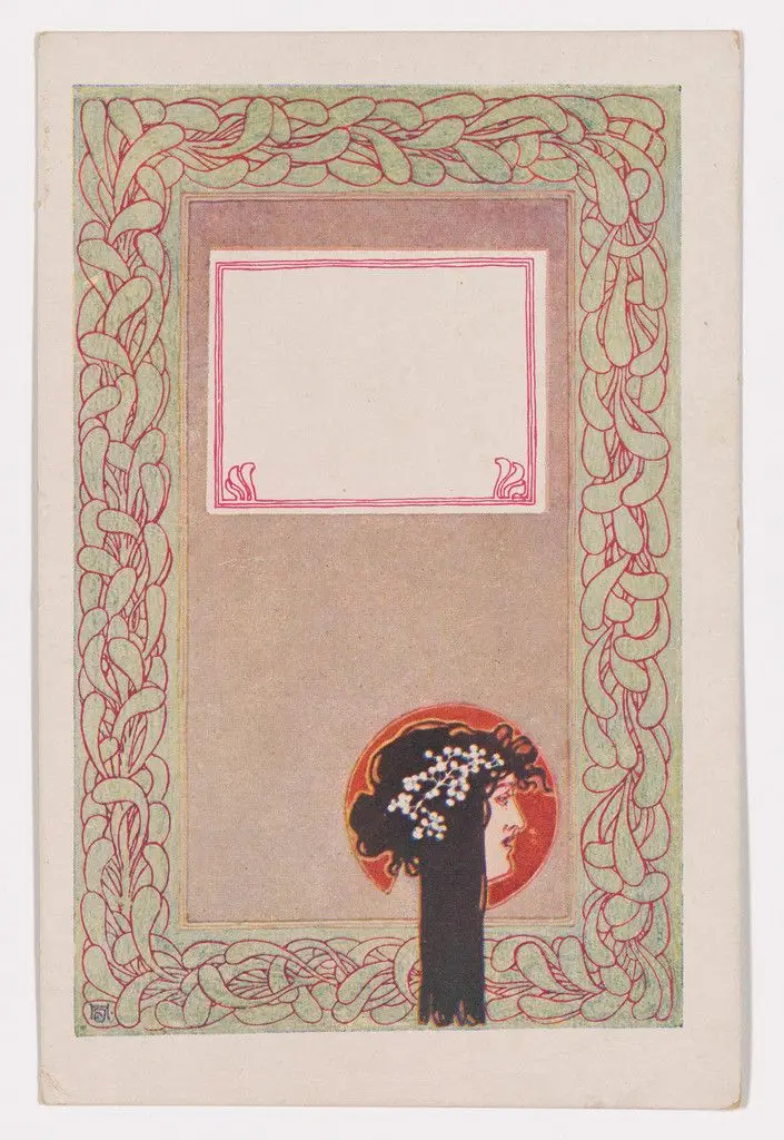 Wiener Künstler-Postkarte Serie 33/10 by Josef Hoffmann