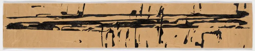 Automatic Drawing: Glue Spots by Ellsworth Kelly