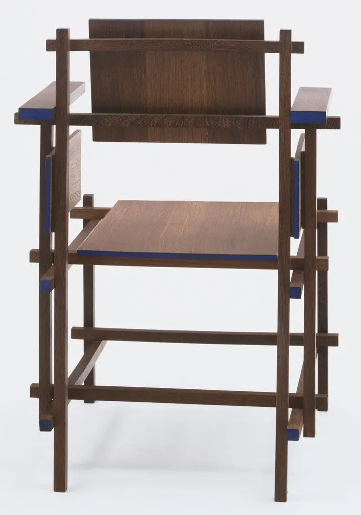 Hoge Stoel Highback Chair by Gerrit Rietveld