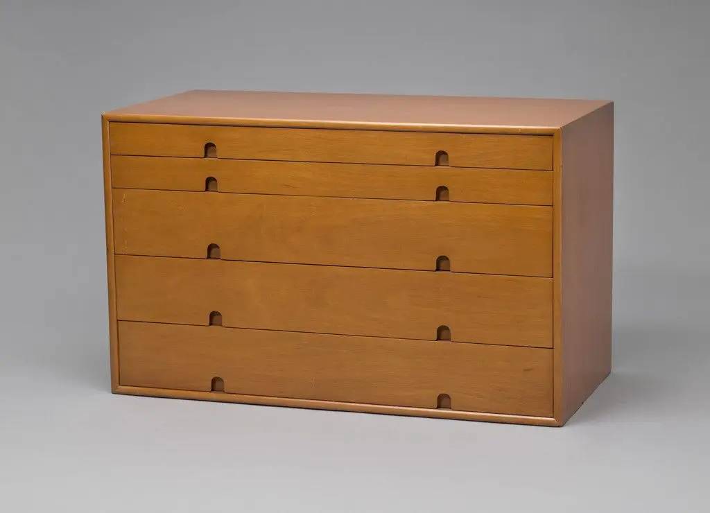 Cabinet with Five Drawers by Charles Eames, Eero Saarinen
