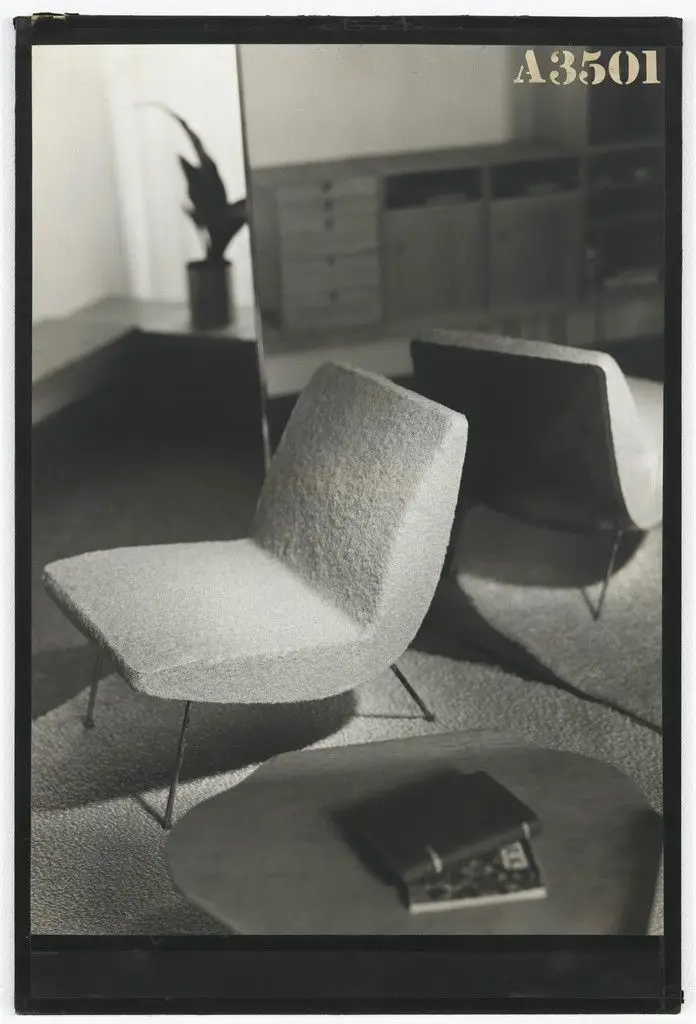 Entry Panel for MoMA Competition for Organic Design in Home Furnishings by Charles Eames, Eero Saarinen