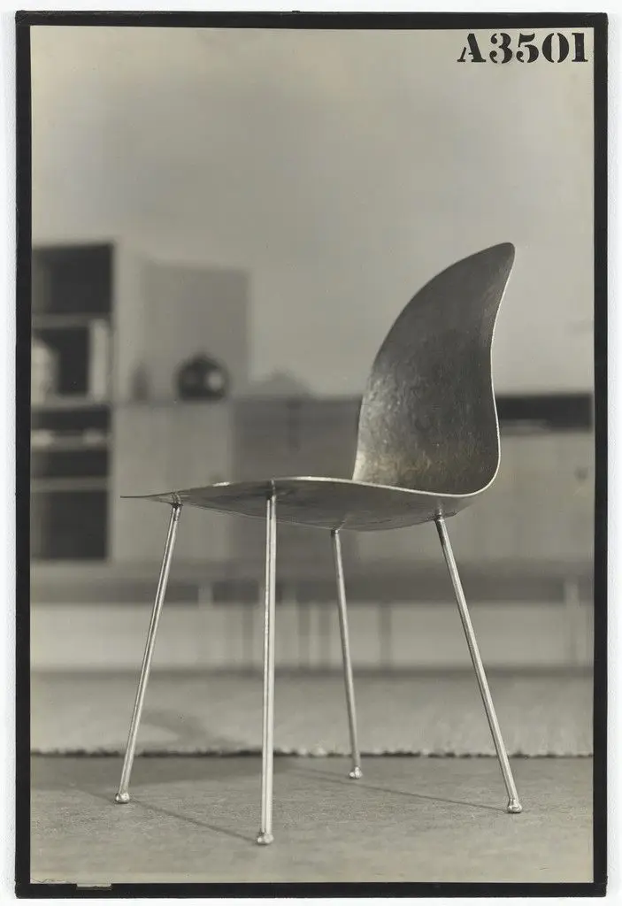 Entry Panel for MoMA Competition for Organic Design in Home Furnishings by Charles Eames, Eero Saarinen