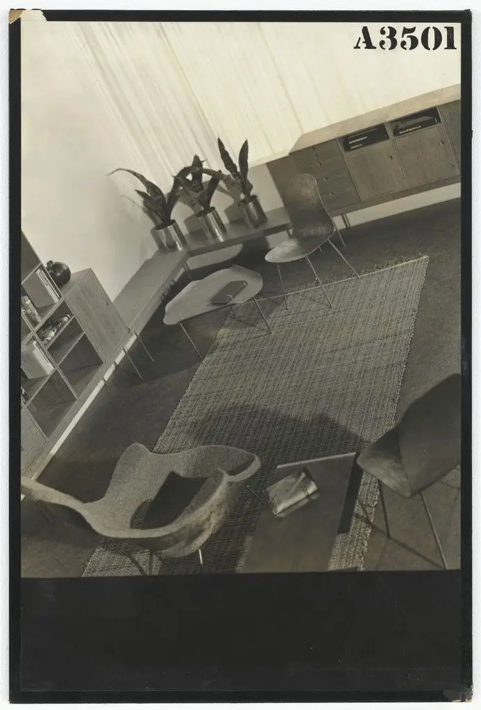 Entry Panel for MoMA Competition for Organic Design in Home Furnishings by Charles Eames, Eero Saarinen