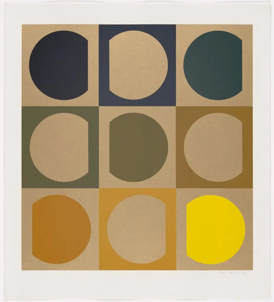 Arany from the portfolio Lapidaire by Victor Vasarely