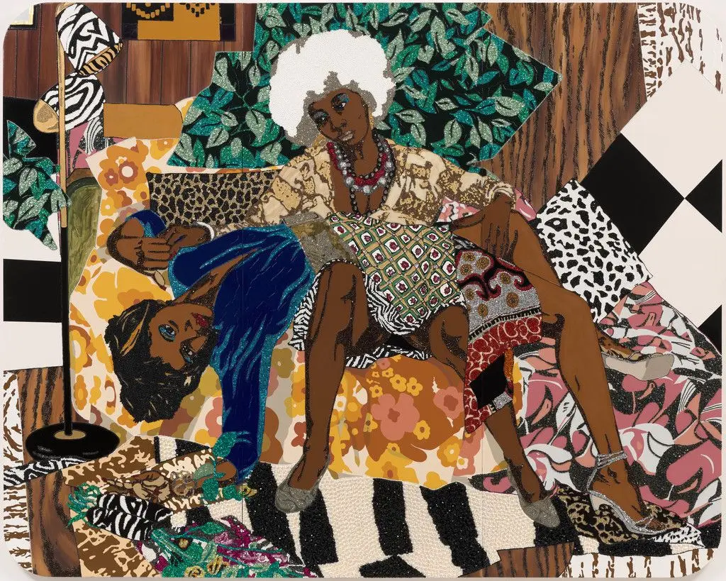 Leçon d’amour (Pieta) by Mickalene Thomas