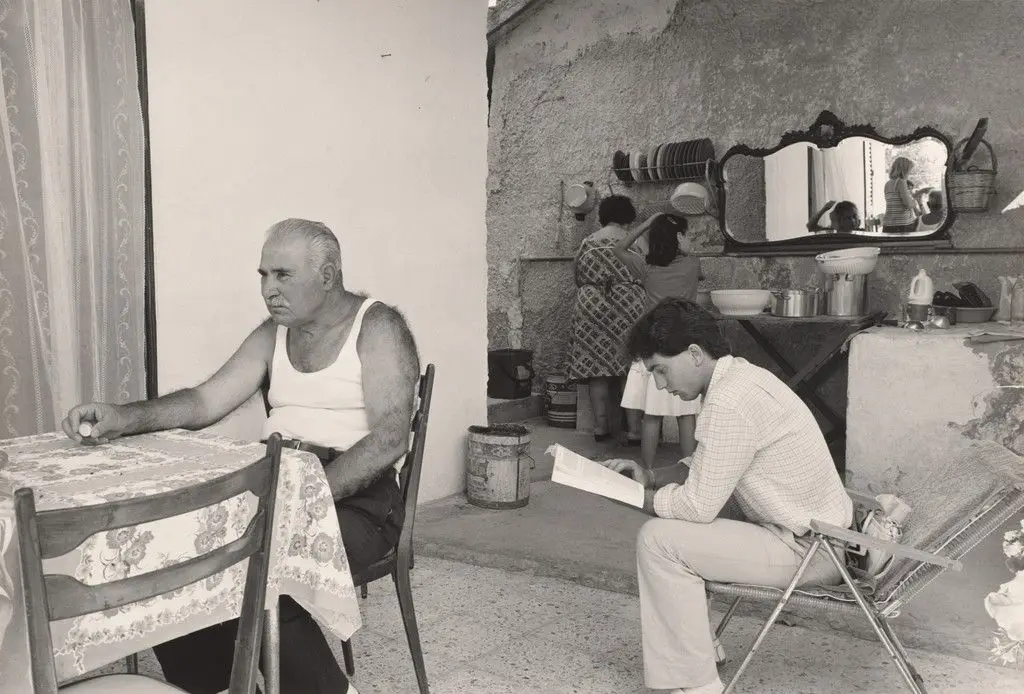 Family, Montelepre, Sicily by Thomas Roma