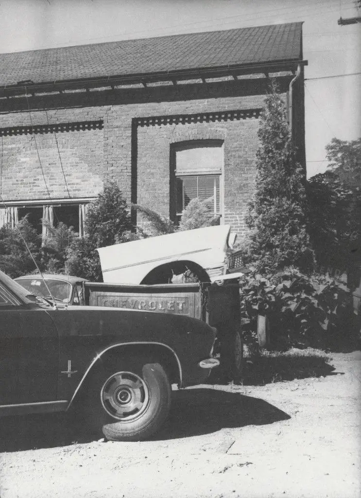 Chevy Front in Dumpster by Bill Arnold
