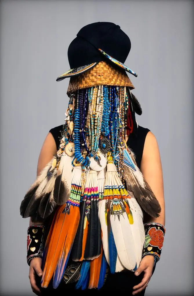 Headdress - Shadae by Dana Claxton