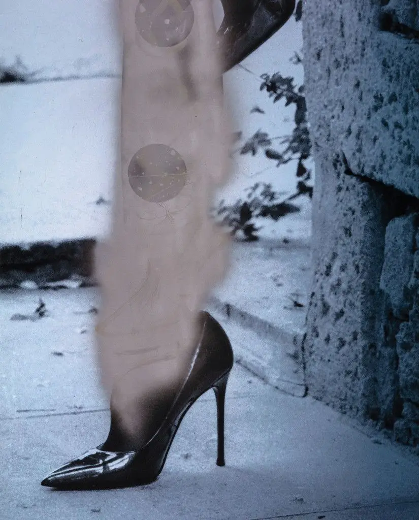 Spray Paint on Shoe Poster, New York from the series Image Cities by Anastasia Samoylova