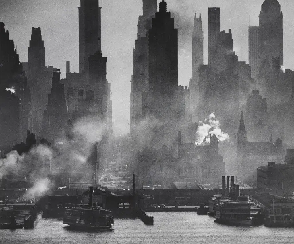 42nd Street Seen from Across the Hudson by Andreas Feininger