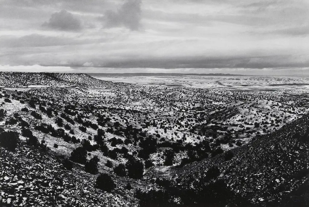 Landscape from La Bahada Mesa, New Mexico by William Clift