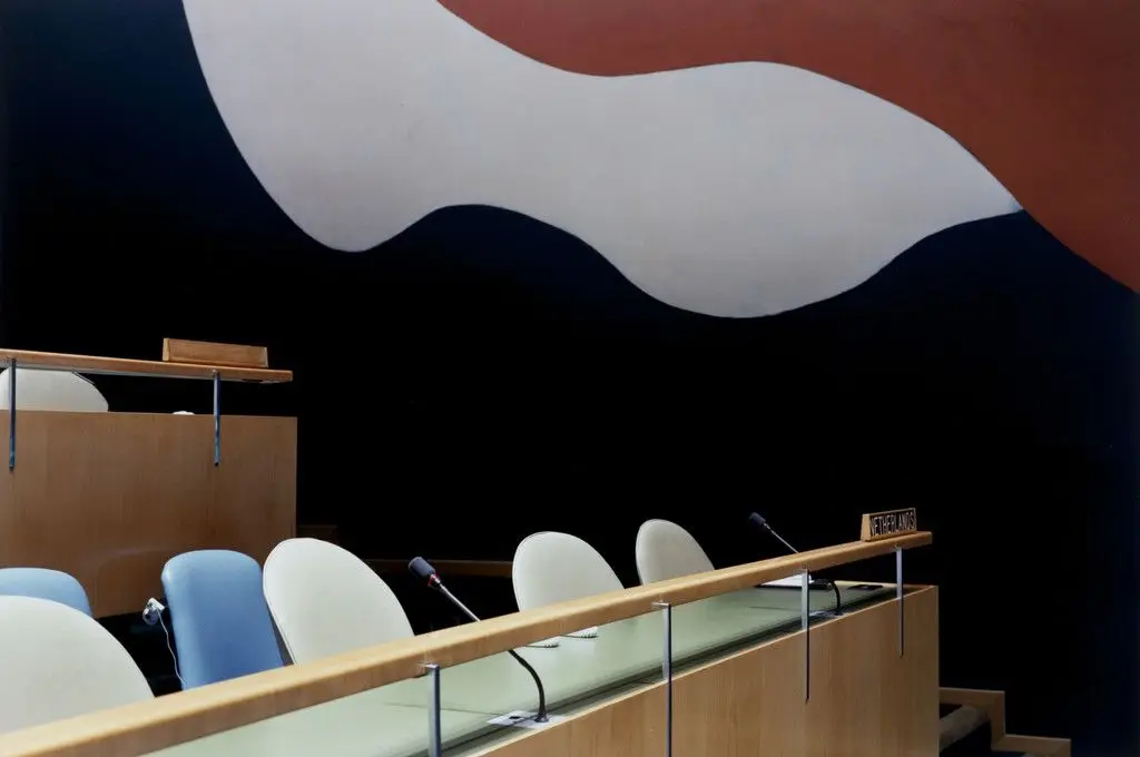 Untitled: East Wall of General Assembly Room by Adam Bartos