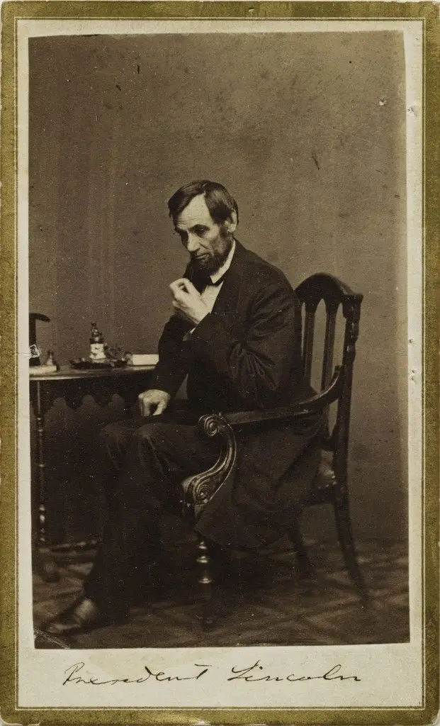 President Lincoln by Mathew B. Brady (studio of)