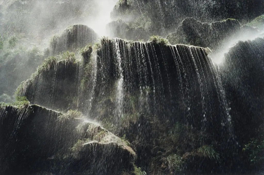 Waterfall, the Center by Colette Alvarez Urbajtel