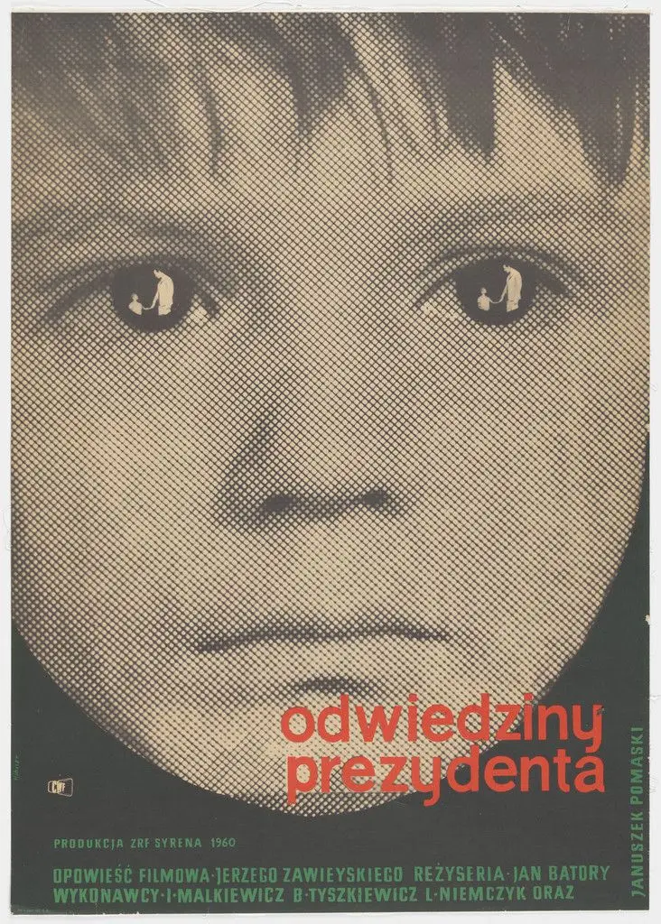Poster for the film "Odwiedziny Prezydenta" - Produkcja ZRF Syrena by Hibner