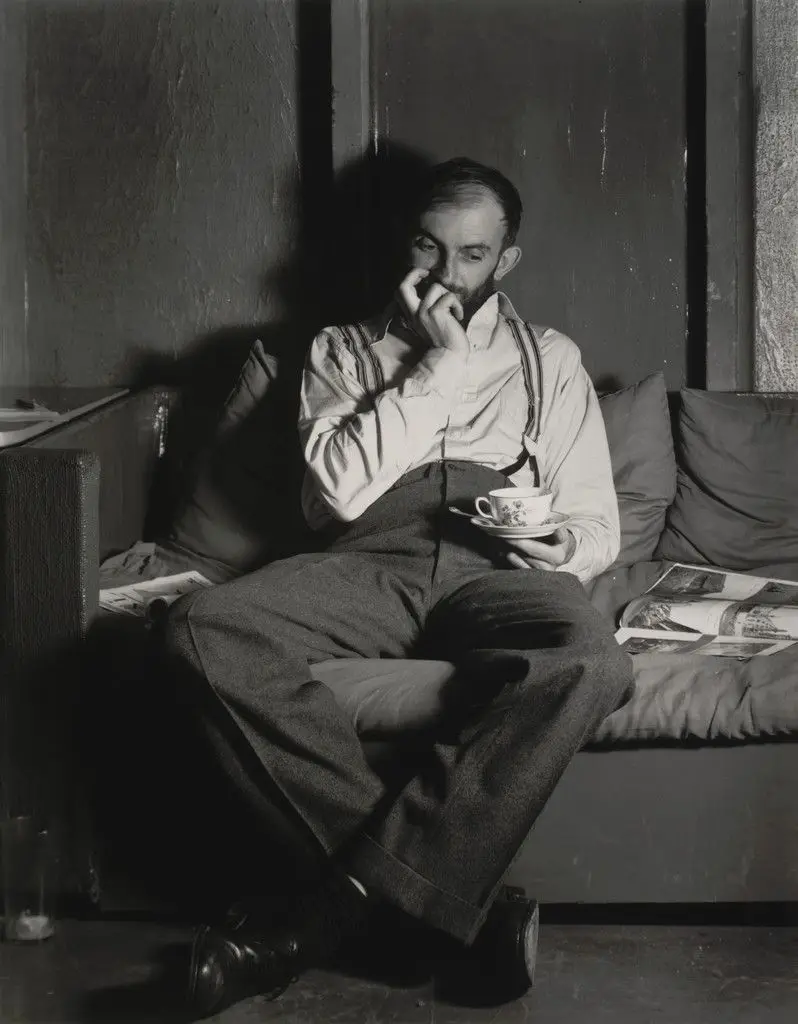 Ansel Adams at 683 Brockhurst by Willard Van Dyke