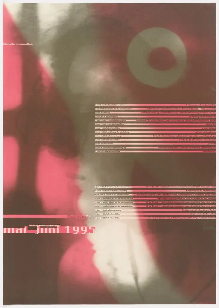 Stiftung Bauhaus Dessau, Mai-Jun 1995 by Cyan, Sophie Alex, Wilhelm Ebentreich, Detlef Fiedler