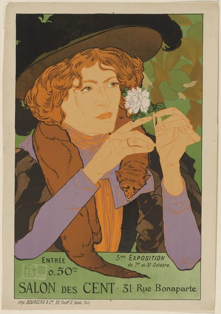 Poster for the Salon des Cent by Georges de Feure