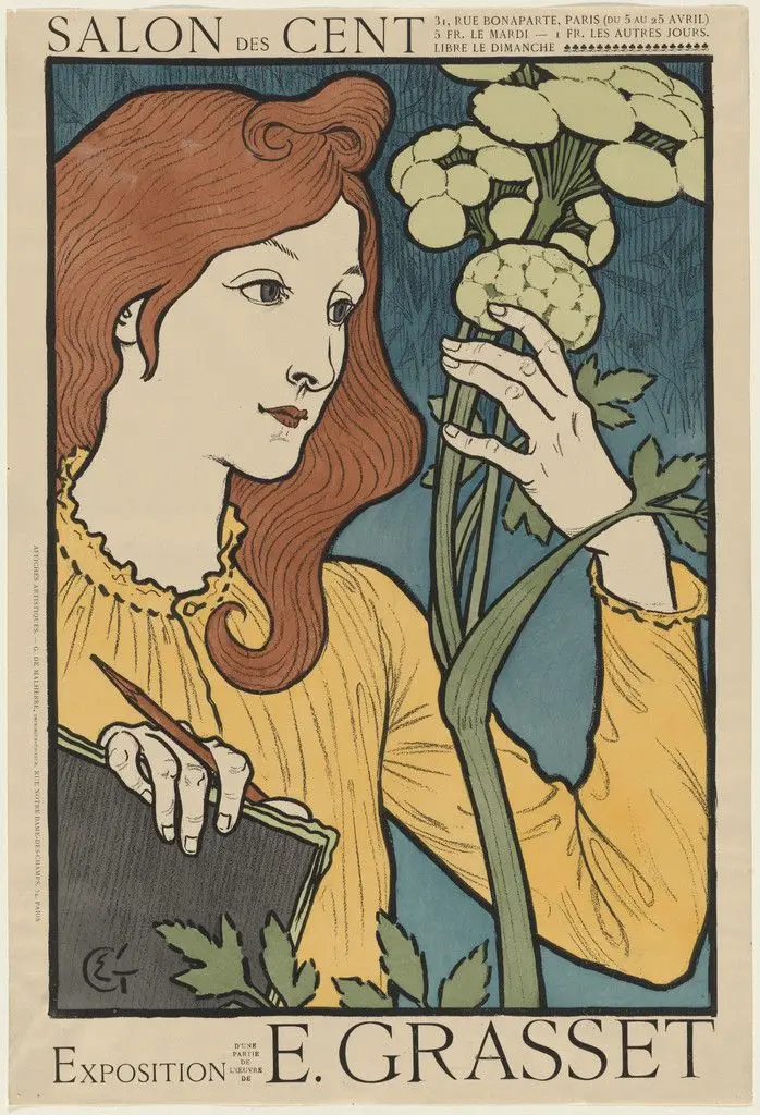 Salon des Cent, Exoposition E. Grasset by Eugène Grasset