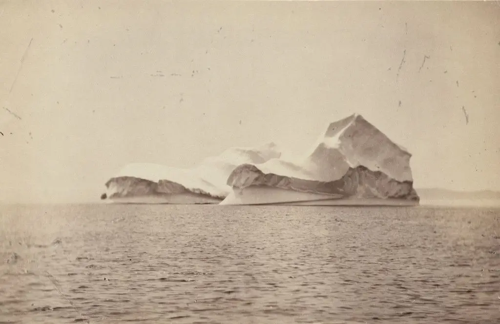 "Instantaneous view of icebergs" by George P. Critcherson, John L. Dunmore, William Bradford