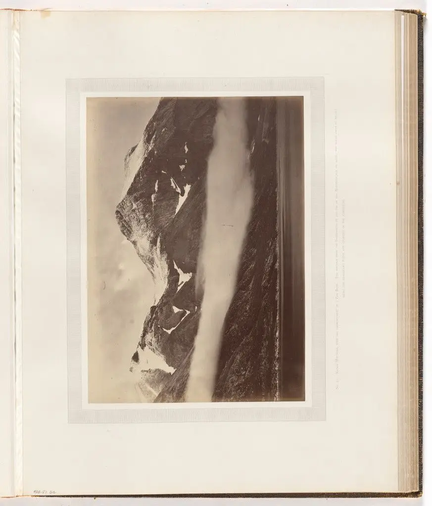 "Kunak mountain, with the commencement of a fog bank" by George P. Critcherson, John L. Dunmore, William Bradford