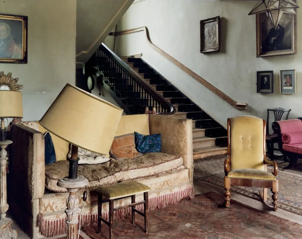 Interior of Bonnettstown Hall, Kilkenny, Ireland by Andrew Foster Bush
