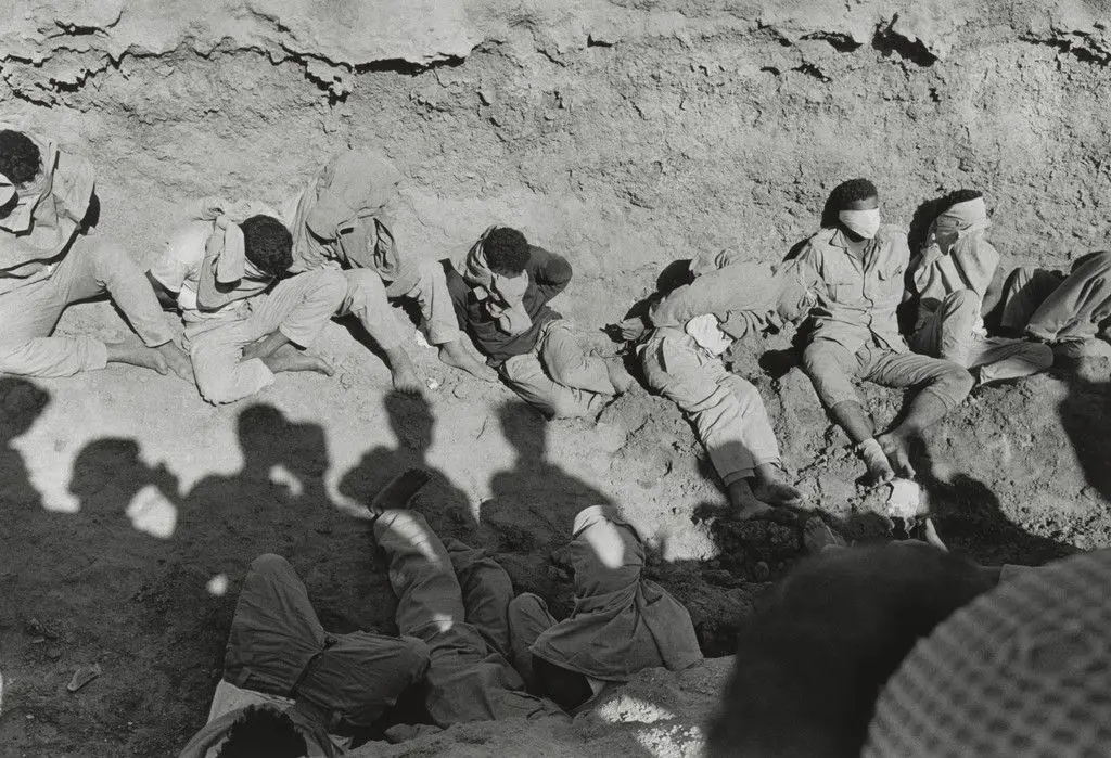 Egyptian Prisoners, Suez Canal by Micha Bar-Am