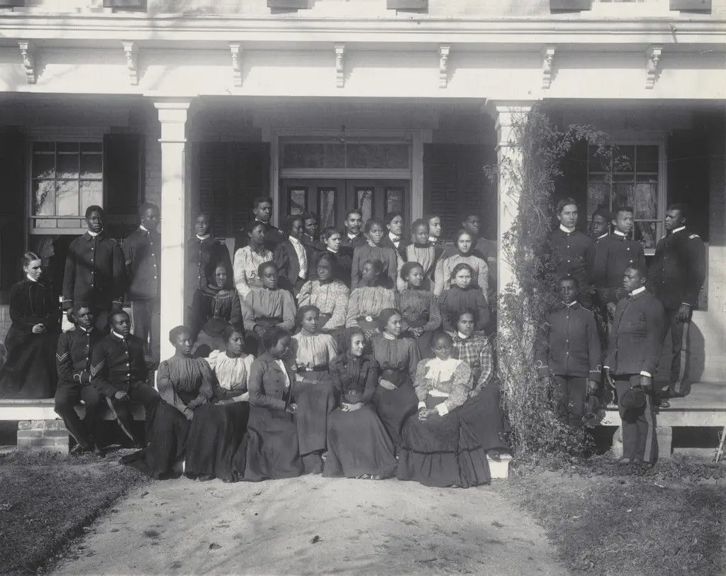 The School Choir. 1900 by Frances Benjamin Johnston