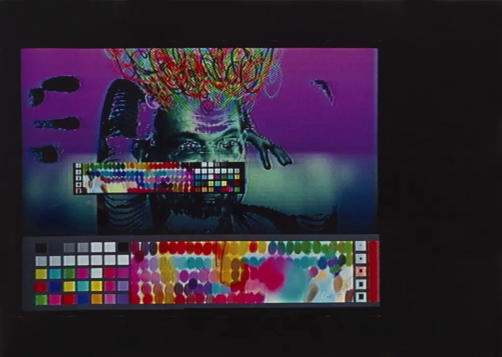 Untitled (Green Ginsburg) by Nam June Paik