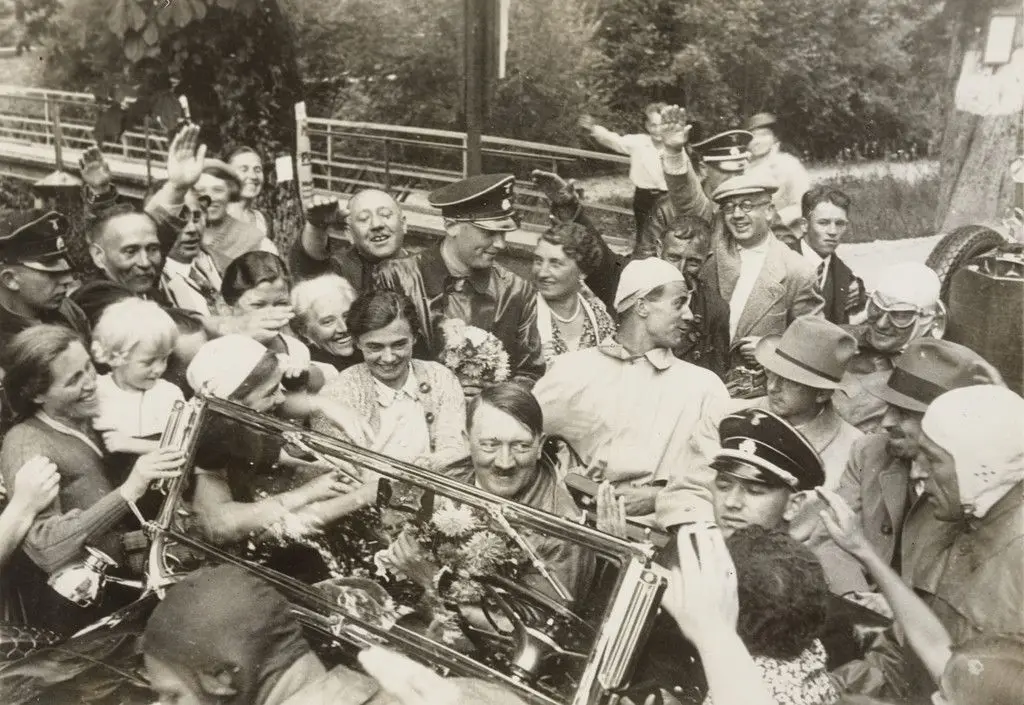 Peasants Cheer Hitler by Associated Press