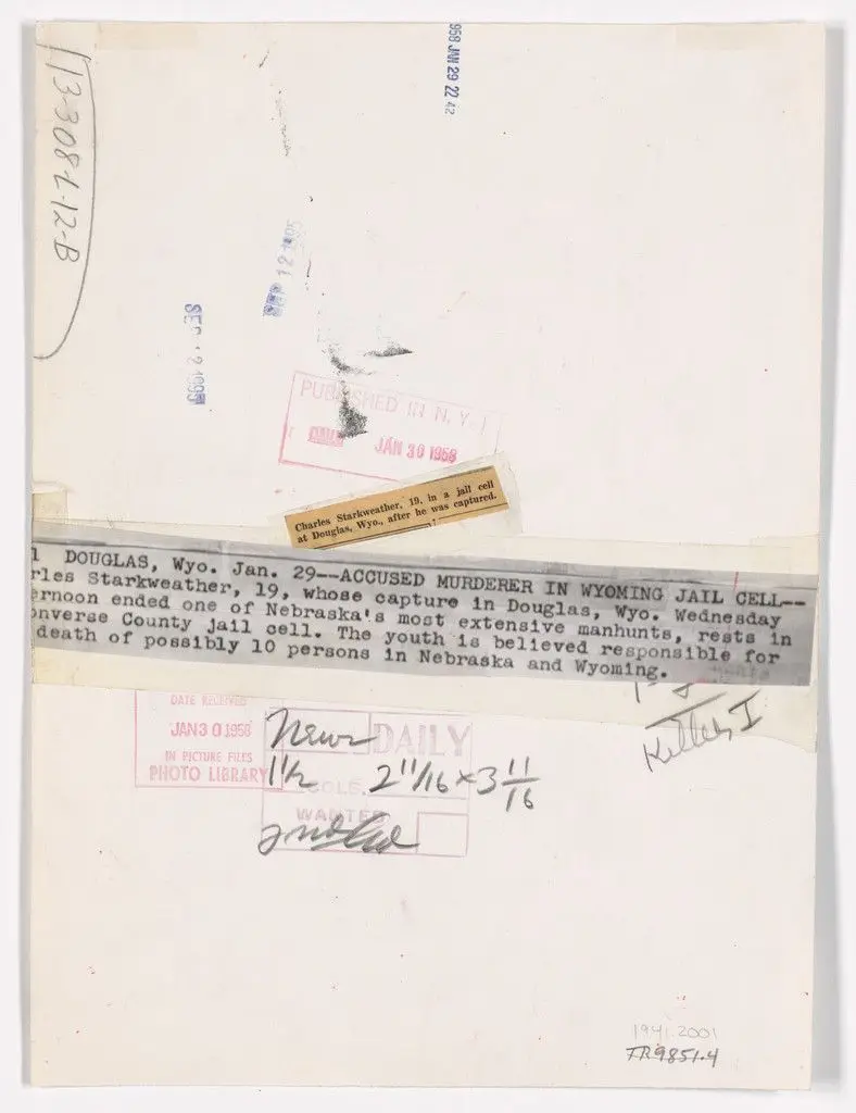 "Accused Murderer in Wyoming Jail Cell" by Associated Press