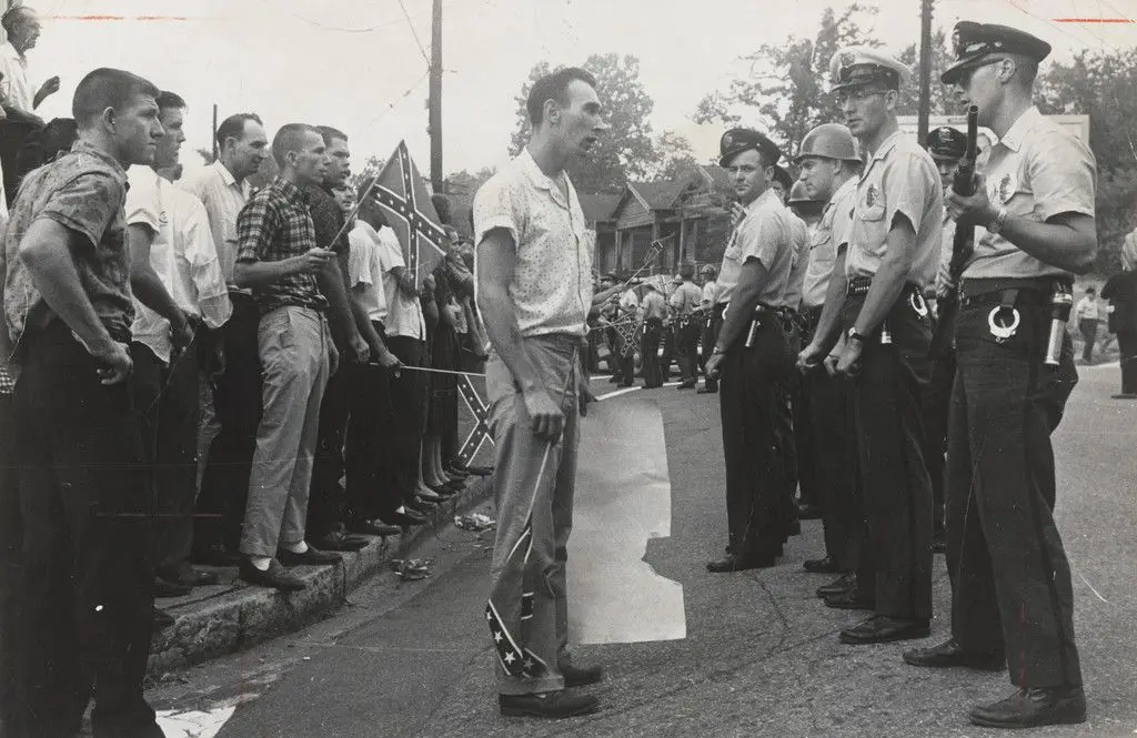 "Anti-Integration Demonstrators in Birmingham" by Associated Press