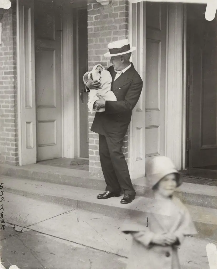 "Another Little Democrat in the Family" by Bettmann/United Press International