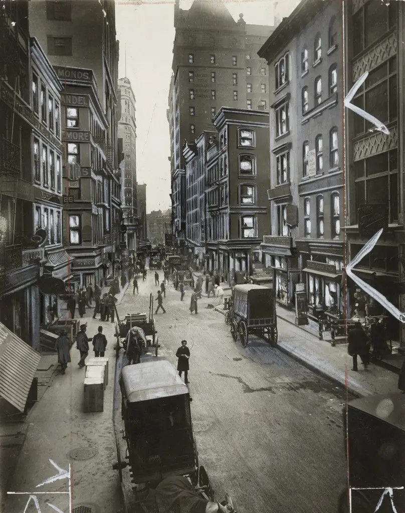 Maiden Lane, New York by Brown Brothers