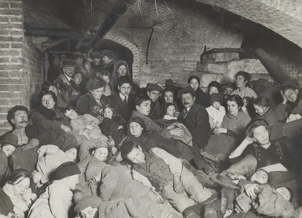 "During the Recent Bombardment of Padua" by French Pictorial Service