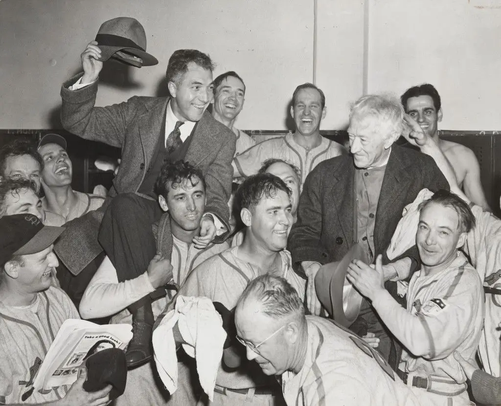 "Ford Frick, National League President and Judge Landis" by The New York Times