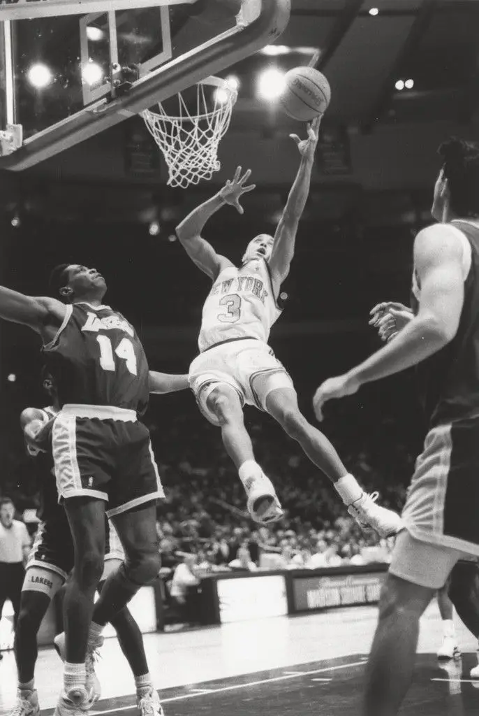 Lakers at the Knicks by Barton Silverman/The New York Times