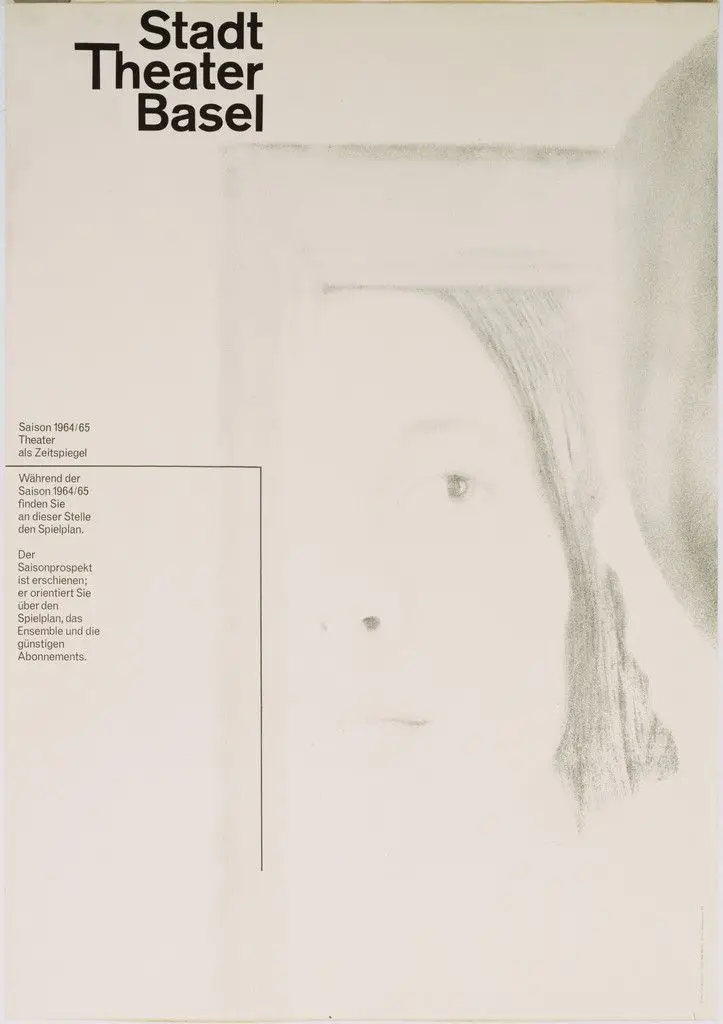 Stadt Theater Basel, Saison 1964-65, Theater als Zeitspeigel by Armin Hofmann