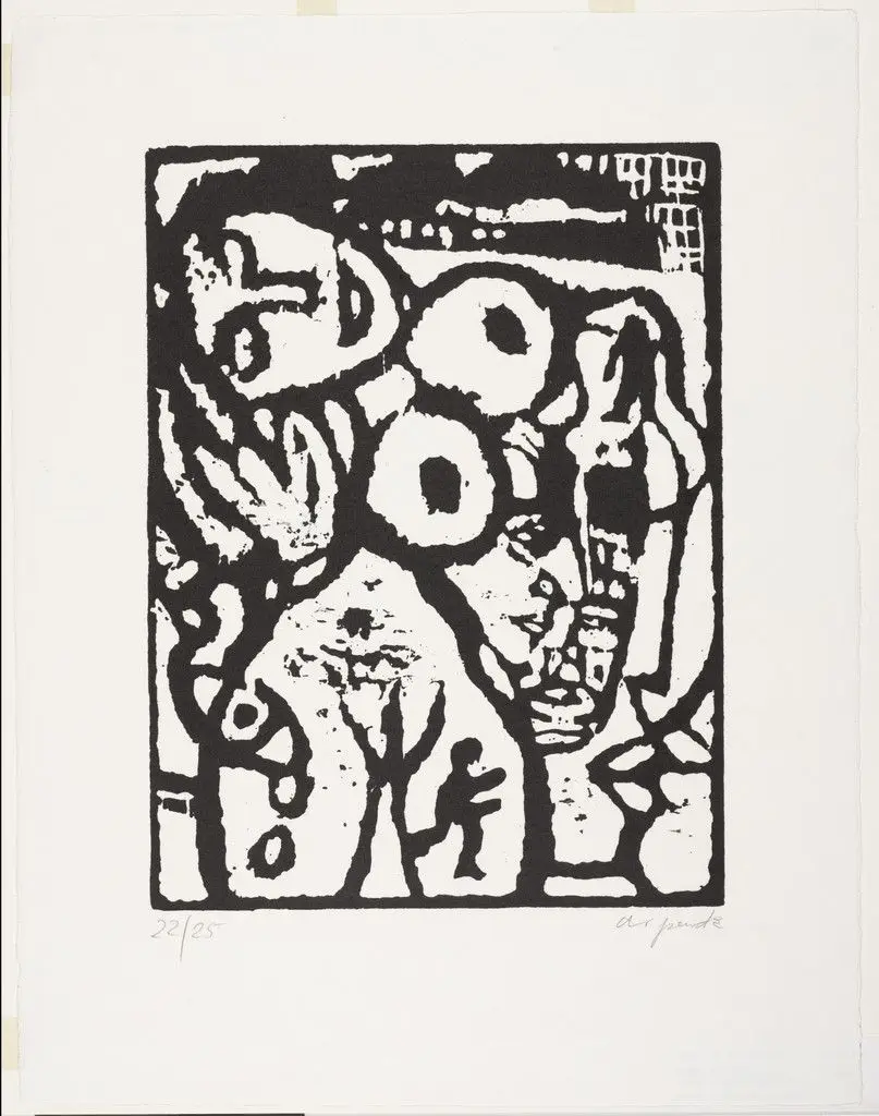 Monika by A.R. Penck (Ralf Winkler)