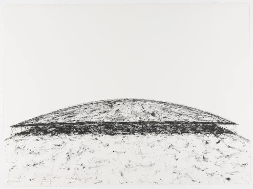 A Proposed Fountain of Trickling Water with Ultra-Violet Underlighting, in Memory of Pablo Picasso from Homage to Picasso (Hommage à Picasso) by Dan Flavin