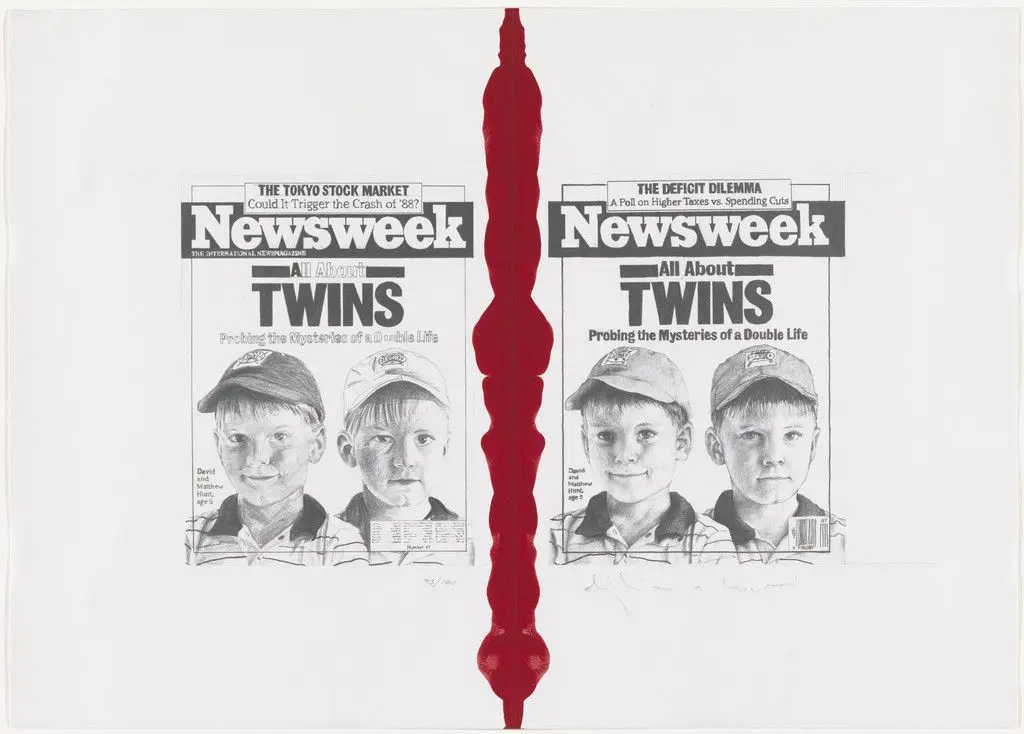 Probing The Mysteries of a Double Life (for Parkett no. 24) by Alighiero Boetti