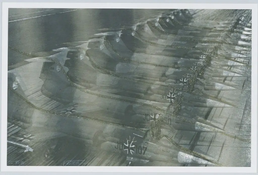 Starfighter from Graphics of Capitalist Realism (Grafik des Kapitalistischen Realismus) by Wolf Vostell