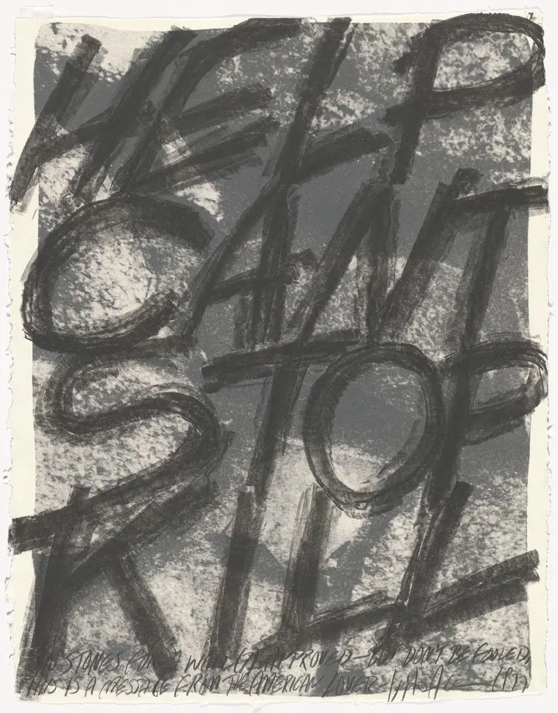 Stones for a Wall (7) from Stones for a Wall by Vito Acconci