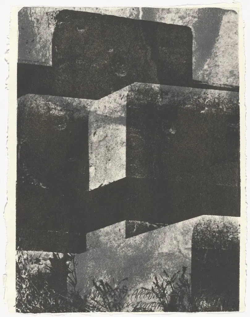 Stones for a Wall (8) from Stones for a Wall by Vito Acconci
