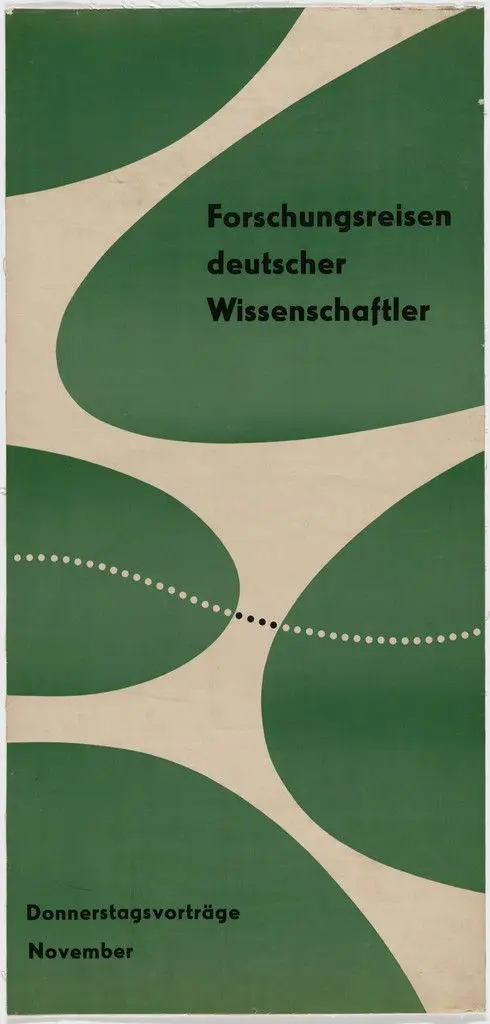 Forschungsreisen deutscher Wissenschaftler by Otl Aicher (also known as Otto Aicher)