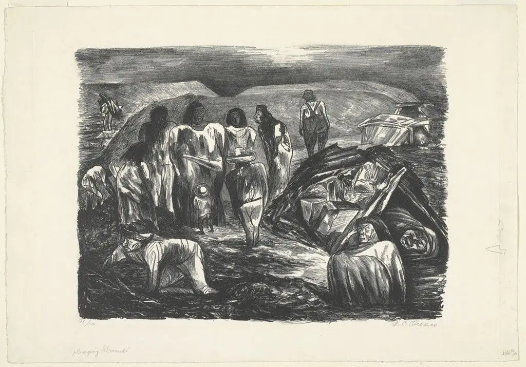 Proletarians by José Clemente Orozco