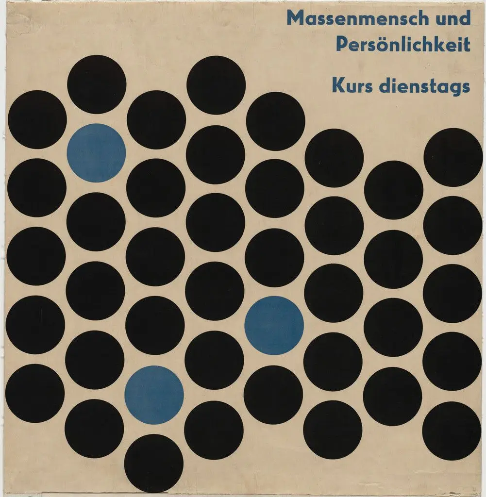 Massenmensch und Persönlichkeit by Otl Aicher (also known as Otto Aicher)